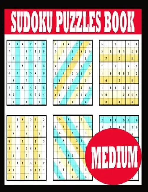 Sudoku Puzzle Book: Medium Sudoku Puzzle Book including Instructions and answer keys - Sudoku Puzzle Book for Adults by Paper