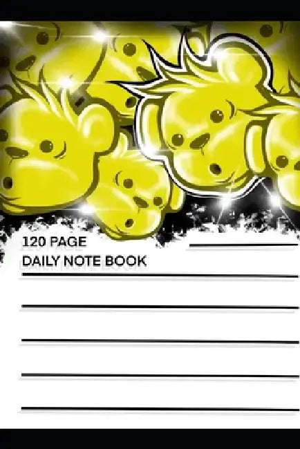 120 Page Daily Note Book by The Joey Digital