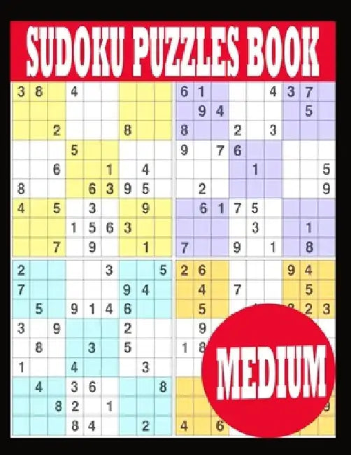 Sudoku Puzzle Book: Medium Sudoku Puzzle Book including Instructions and answer keys - Sudoku Puzzle Book for Adults by Paper