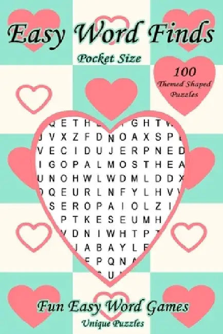 Easy Words Finds: Fun Easy Word Games by Unique Puzzles