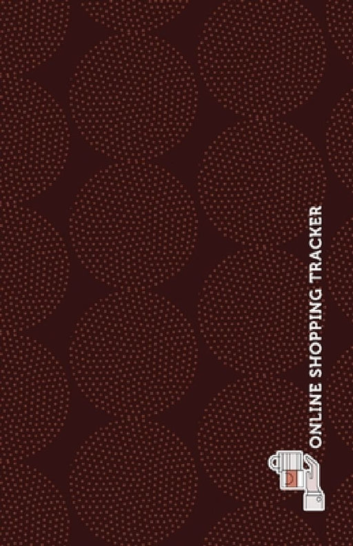 Online Shopping Purchase Tracker, Minimalist Geometric Cover: Retail Therapy Online Shopping Expenses Tracker by Aroha Journals