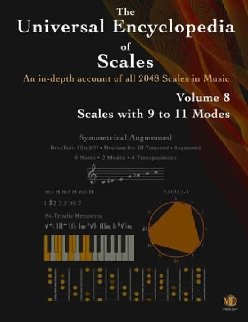 The Universal Encyclopedia of Scales Volume 8: Scales with 9 to 11 modes by Ariel J. Ramos