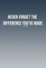 Never Forget The Difference You've Made: For That Special Positive Person by Enima Limited