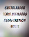 cheerleader team members registration book: Registration book for CHEERLEADING names, addresses and contact details 8,5 "x 11" 100 pages by Cheerleader Registration Book