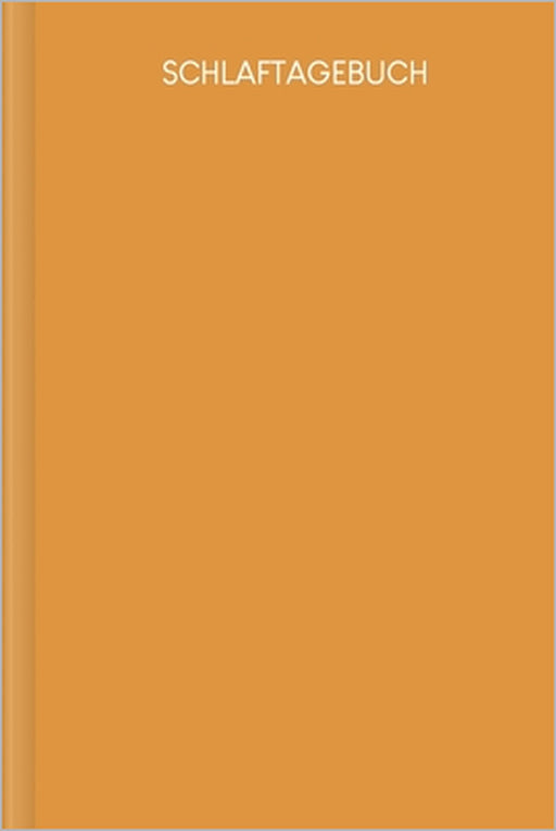 Schlaftagebuch: Tagebuch zum Ausfüllen zur Verbesserung des Schlafes und Überwinden von Schlafproblemen Motiv: Senfgelb by Gerda Wagner