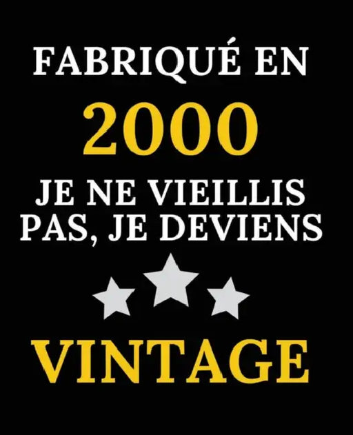 Fabriqué en 2000, Je ne vieillis pas, je deviens Vintage: Le livre d'or de mon anniversaire 20 ans, 100 pages des félicitations et photos de vos invit by Cadeau Anniversaire 20 Ans