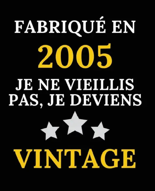Fabriqué en 2005, Je ne vieillis pas, je deviens Vintage: Le livre d'or de mon anniversaire 15 ans, 100 pages des félicitations et photos de vos invit by Cadeau Anniversaire 15 Ans