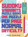 Sudoku Variants Puzzle Books One Puzzle Per Page Normal Difficulty Large Print: Sudoku X, Sudoku Hyper, Sudoku Twins, Sudoku Triathlon A, Sudoku Triat by Panda Puzzle Book