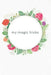 My magic tricks: To write down magic spells and tricks - Design: Watercolour Flowers by Gerda Wagner
