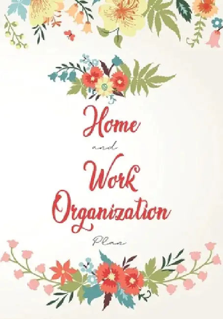 Home and work Organization Plan: Real Simple Organize your home, your career and your heath by Planner's Books