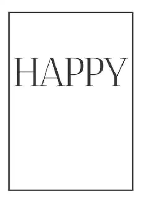 Happy: A colorful decorative book for coffee tables, end tables, bookshelves and interior design styling Stack feels books to by Contemporary Interior Design