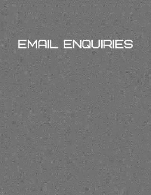 email enquiries grey: email enquiries book for general email quotations 120 pages cover in grey by Shields Books