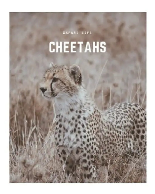 Cheetahs: A Decorative Book │ Perfect for Stacking on Coffee Tables & Bookshelves │ Customized Interior Design & Home Decor by Decora Book Co