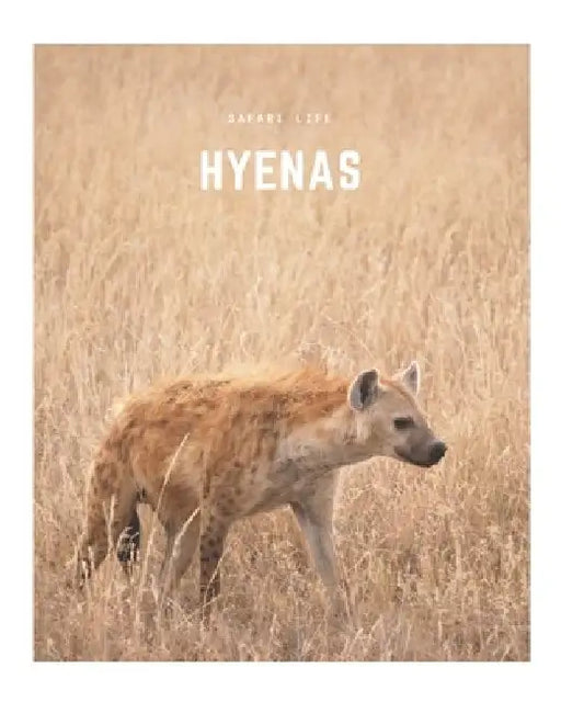 Hyenas: A Decorative Book │ Perfect for Stacking on Coffee Tables & Bookshelves │ Customized Interior Design & Home Decor by Decora Book Co