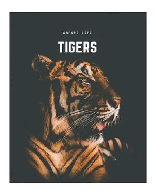 Tigers: A Decorative Book │ Perfect for Stacking on Coffee Tables & Bookshelves │ Customized Interior Design & Home Decor by Decora Book Co