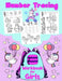 Number Tracing: Workbook for Girls: Numbers Practice Workbook for Preschoolers and Kids Ages 3-5 by Little Scholar