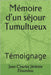 Mémoire d'un séjour Tumultueux: Témoignage by Jean Charles Jérémie Eloundou