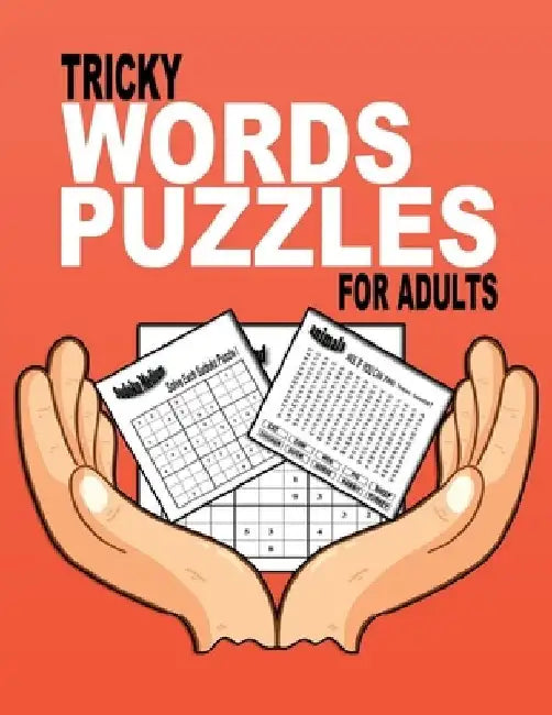 Tricky Words Puzzles For Adults: Brain Games For Every Day, Sudoku, Word Search by Activity Book