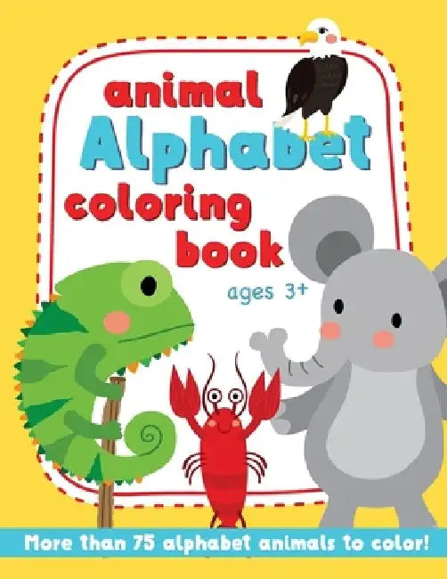 Animal Alphabet Coloring Book: Alphabet Animals to Color by Bitty Bunny Press