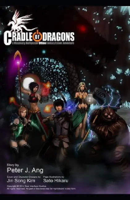 Cradle of Dragons Graphic Novel Manga Book 1: A Massively Multiplayer Offline Fantasy Island Adventure by Jin Song Kim