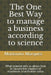 The One Best Way to manage a business according to science: What science tells us about how to secure the creation of maximum shareholder value by Marionito Marquez