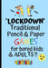 Lockdown Traditional Pencil & Paper Games For Bored Kids & Adults: Fun Family Activity Book Featuring SIX Classic Games - Four In A Row, Tic Tac Toe, by Tiny Zone Press