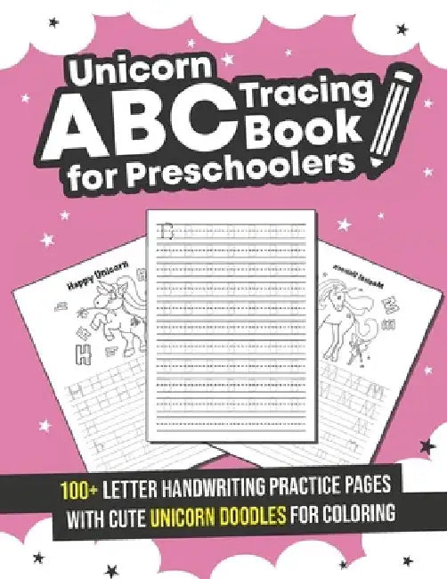 Unicorn ABC Tracing Book for Preschoolers: Traceable Handwriting Practice and Alphabet Letter Writing Workbook For Kids Ages 3-5 by Fun Brain Puzzles