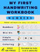 My First Handwriting Workbrook - Numbers: Preschool, Kindergarten, Pre K writing paper with lines, suitable for kids ages 3 to 6, handwriting numbers by Nest Abcd Publisher