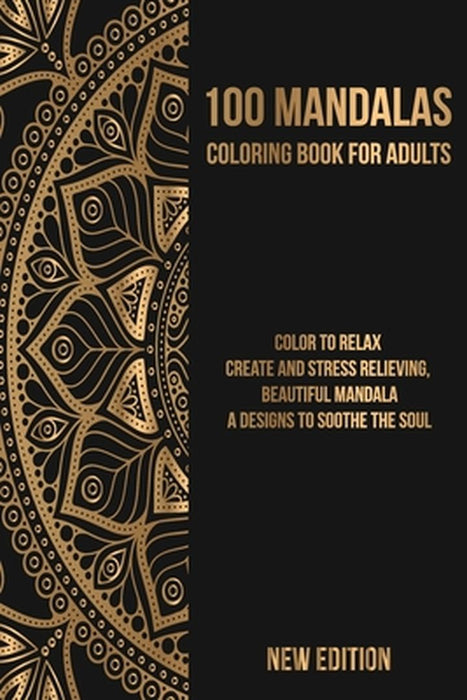 Mandala Coloring Book: Color to Relax, Create and Stress Relieving, Beautiful Mandala, A Designs to by Library, Opeenbook