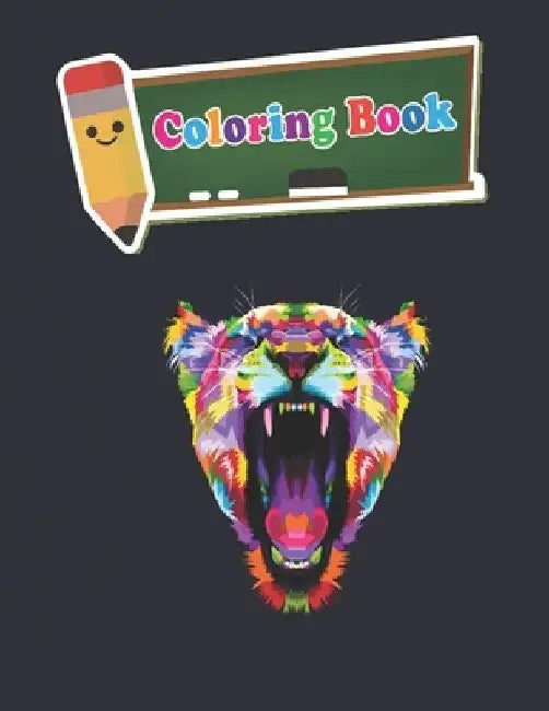 Coloring Book: 100 Animals for Stress Relieving Designs Animals, Flowers, Patterns And So Much More For Adults and kids - 8 x10 inche by Donald Vic