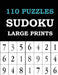 110 Puzzles Sudoku Large Prints by Aziz Mott