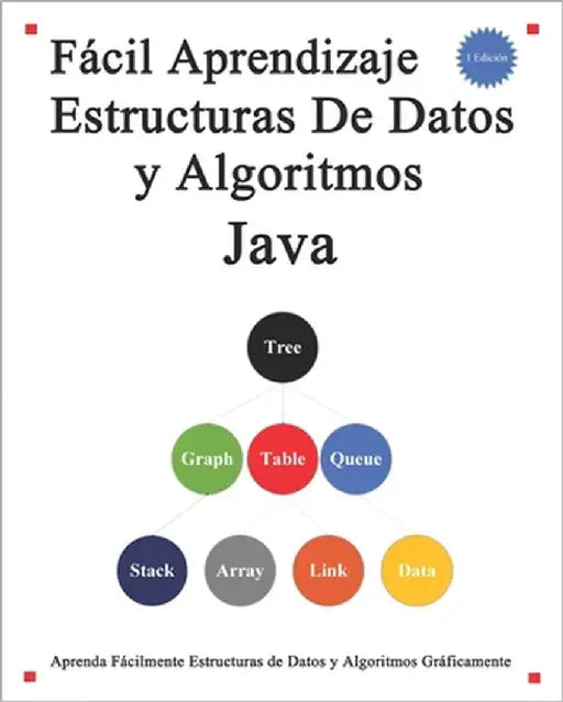 Fácil Aprendizaje Estructuras De Datos y Algoritmos Java: Aprenda fácilmente estructuras de datos y algoritmos gráficamente by Hu, Yang