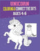 Unicorn Coloring & Connect The Dots Ages 4-6 by Priscilla Publishing