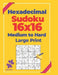 Hexadecimal Sudoku 16x16 Medium To Hard - Large Print: Logic Games For Adults by N. T. Loekman