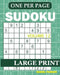 Large Print Easy Sudoku: Sudoku Puzzle Book For Adults Volume 12 by Samworld Press