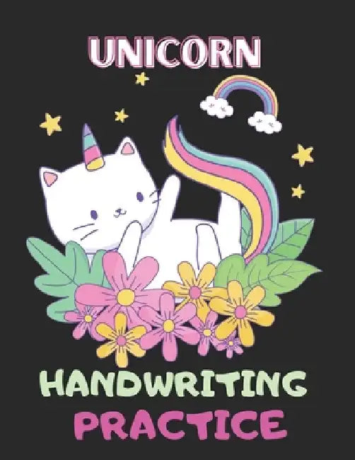 Unicorn Handwriting Practice: Letter Number and Shape Handwriting Practice workbook for kids - Preschool Learning Workbook with Fun Activities by Bristy Kids Press