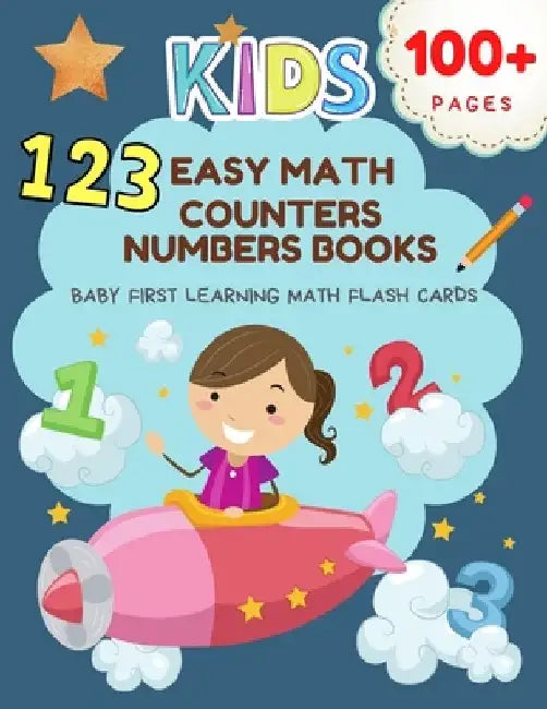 123 Easy Math Counters Numbers Books Baby First Learning Math Flash Cards: Practice tracing dot to dot with large numbers, counting blocks and writing by Scott R. Williams