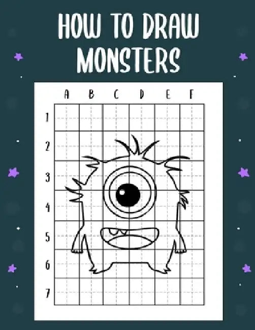 How to draw monsters: guide to draw monsters for Kids and adults to Learn to Draw Cute Stuff (How to draw) by Zxr Press