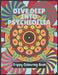 Psychedelia Trippy Colouring Book: A Psychedelic art therapy book for acid explorer. Psychedelic patterns, illusions and fractals to take you deep whi by Psychedelics Activity Book