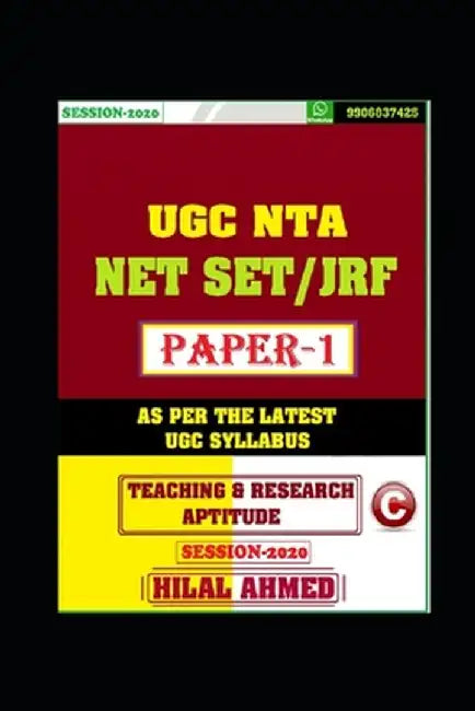 Ugc Net Paper 1 by Ahmad, Hilal