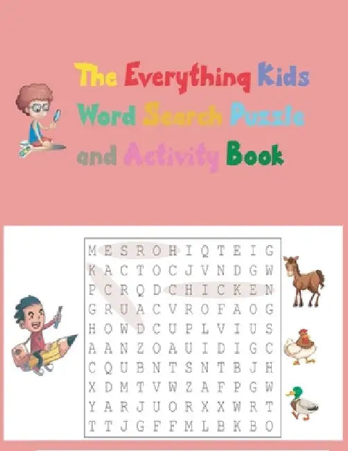 The Everything Kids' Word Search Puzzle and Activity Book: Word Search Book for Kids ages 7-12, Improve Spelling, Vocabulary, and Memory For Kids by Adamelo 2016