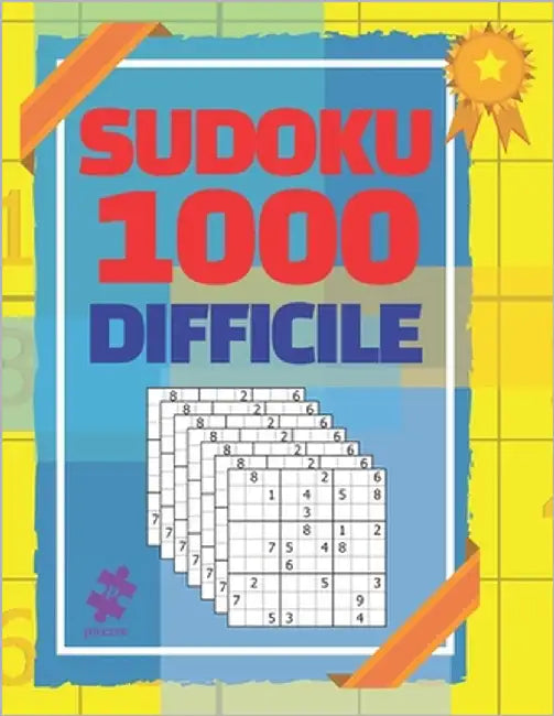 Sudoku 1000 Difficile: Livre De Sudoku Adulte by Puzzre