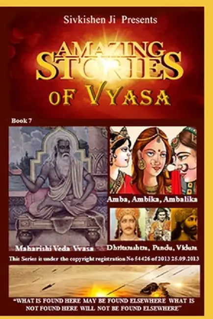 Amazing Stories Of Vyasa Bk 7 by Ji, Sivkishen