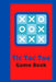 Tic Tac Toe Game Book by Plethora Prints 520