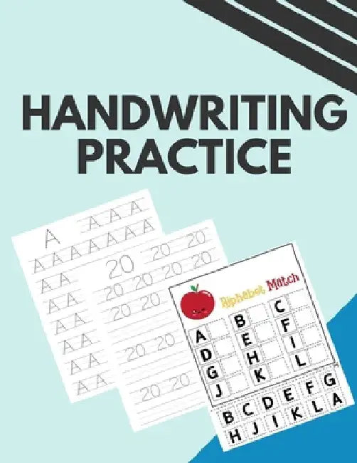 Handwriting Practice: Tracing Letters and Numbers. Print Handwriting. Handwriting Practice for Adults. by Jaz Mine