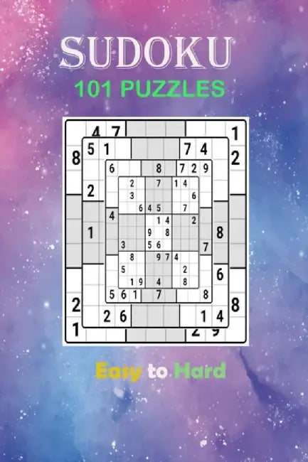 sudoku 101 puzzles easy to hard: Over 101 Puzzles & Solutions, Easy to Hard Puzzles for Adults, One by Anflous, Hassane