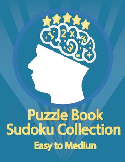 Puzzle Book, Sudoku Collection Easy to Medium: Sudoku Puzzles With Solutions At The Back. Puzzle book for adults - Entertaining Game To Keep Your Brai by Douh Design