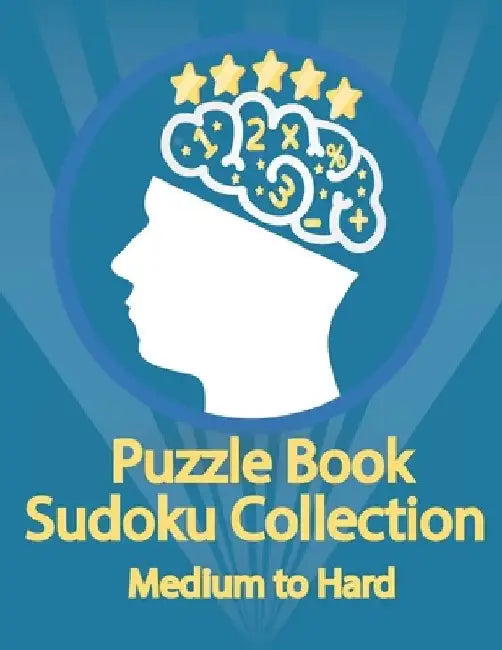 Puzzle Book, Sudoku Collection Medium to Hard: Sudoku Puzzles With Solutions At The Back. Puzzle book for adults- Entertaining Game To Keep Your Brain by Douh Design