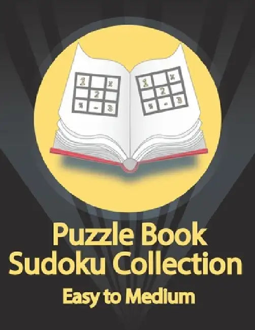 Puzzle Book, Sudoku Collection Easy to Medium: Sudoku Puzzles With Solutions At The Back. Puzzle book for adults- Entertaining Game To Keep Your Brain by Douh Design