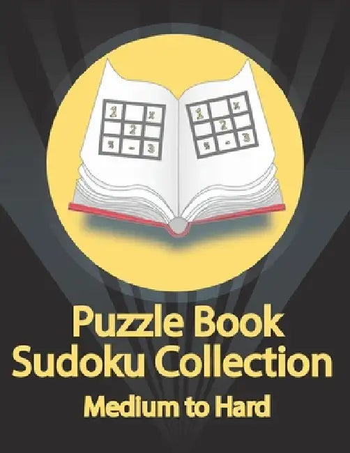 Puzzle Book, Sudoku Collection Medium to Hard: Sudoku Puzzles With Solutions At The Back. Puzzle book for adults- Entertaining Game To Keep Your Brain by Douh Design